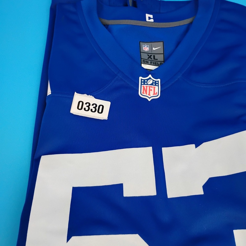 Nike NFL Indianapolis Colts Shaquille Leonard 53 Jersey Blue Mens XL - Picture 13 of 13
